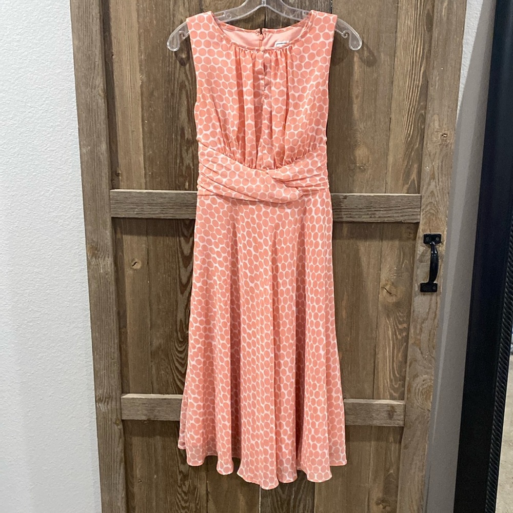 Pink dots dress